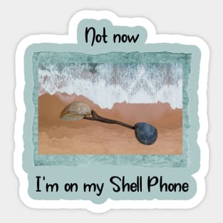 The Shell Phone Sticker